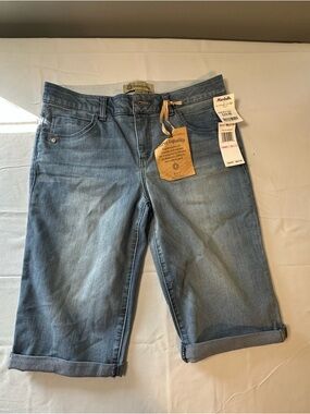 Democracy Light Blue Denim Bermuda Shorts